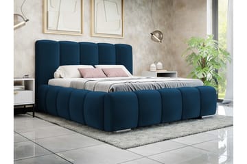 Gioia Oppbevaringsseng 180x200 cm - Blå - Møbler - Senger - Senger med oppbevaring