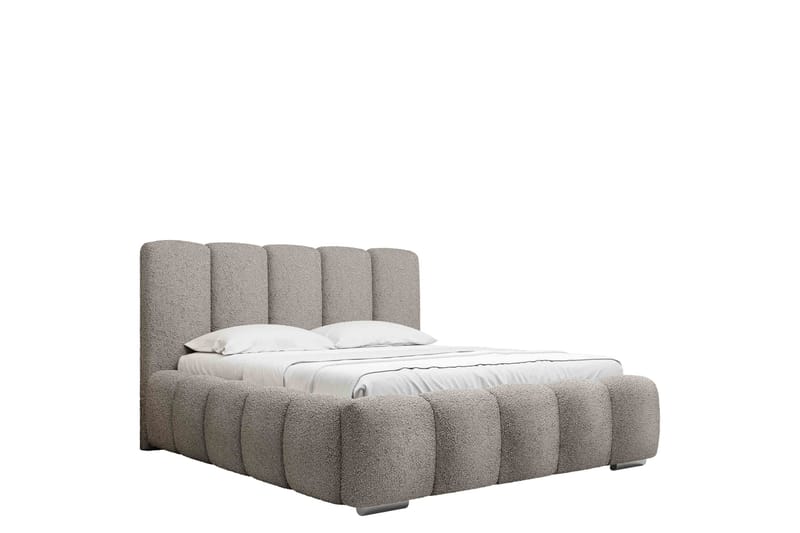Gioia Oppbevaringsseng 180x200 cm - Grå - Møbler - Senger - Senger med oppbevaring