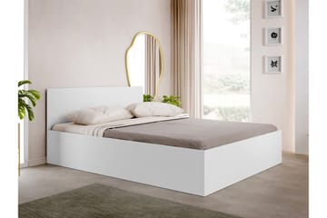 Gudelia Oppbevaringsseng - Hvit - Møbler - Senger - Senger med oppbevaring