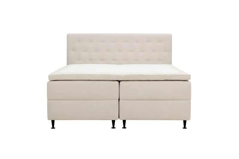 HVILA Plus komplett sengesett med oppbevaring 180x200 cm, Lys beige