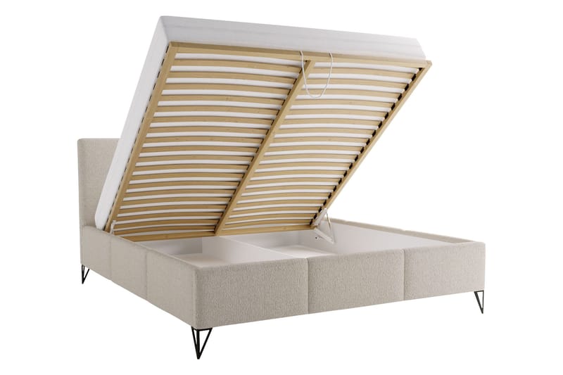 Itaca Oppbevaringsseng - Gul - Møbler - Senger - Senger med oppbevaring