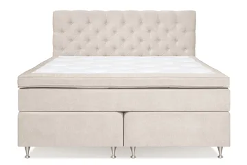 Sengegavl Knapper - Lys Beige