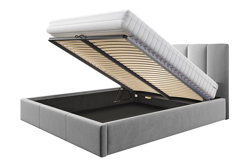 Karrouba Oppbevaringsseng 180x200 cm - Mørkeblå - Møbler - Senger - Senger med oppbevaring