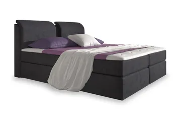Komplett Box Bed Tyler 180x200 Svart - Svart - Møbler - Senger - Senger med oppbevaring