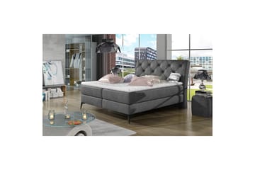 Komplett sängpaket kontinentalsäng Eltap Mörkgrå 160x200 DEL