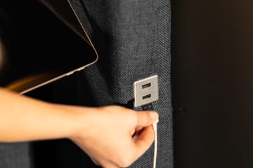 Kontinentalseng Cloud47 Francisco sengepakke Svart Skuffer - Møbler - Senger - Senger med oppbevaring