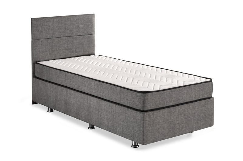 Kontinentalseng Zilarra 120x200 cm - Grå - Møbler - Senger - Regulerbare senger