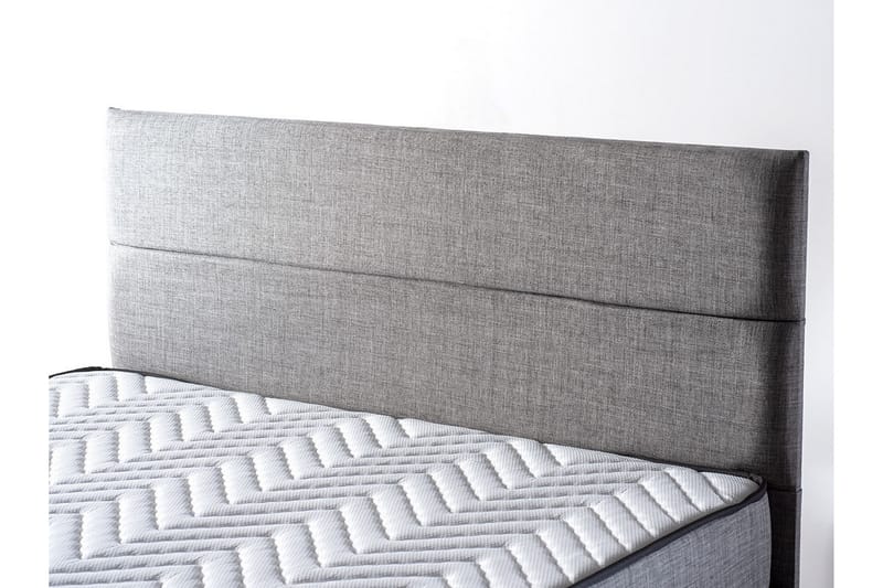 Kontinentalseng Zilarra 140x190 cm - Grå - Møbler - Senger - Regulerbare senger