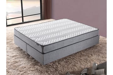 Kontinentalseng Zilarra 140x190 cm - Grå - Møbler - Senger - Regulerbare senger