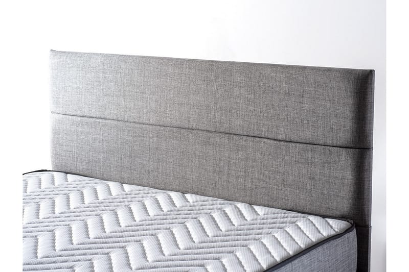 Kontinentalseng Zilarra 150x200 cm - Grå - Senger med oppbevaring - Komplett sengepakke