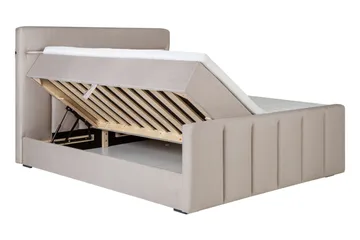 Lysekil Sengepakke Oppbevaringsseng 160x200 cm - Beige - Møbler - Senger - Senger med oppbevaring