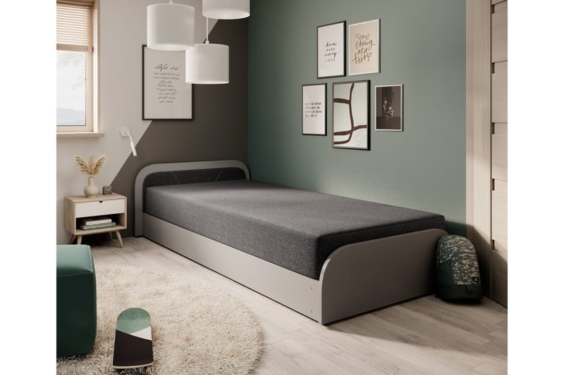 Mayuri Sengpakke Oppbevaringsseng 90x180 cm, Grå