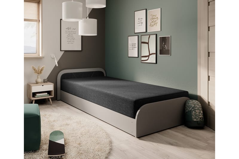 Mayuri Sengpakke Oppbevaringsseng 90x180 cm, Grå