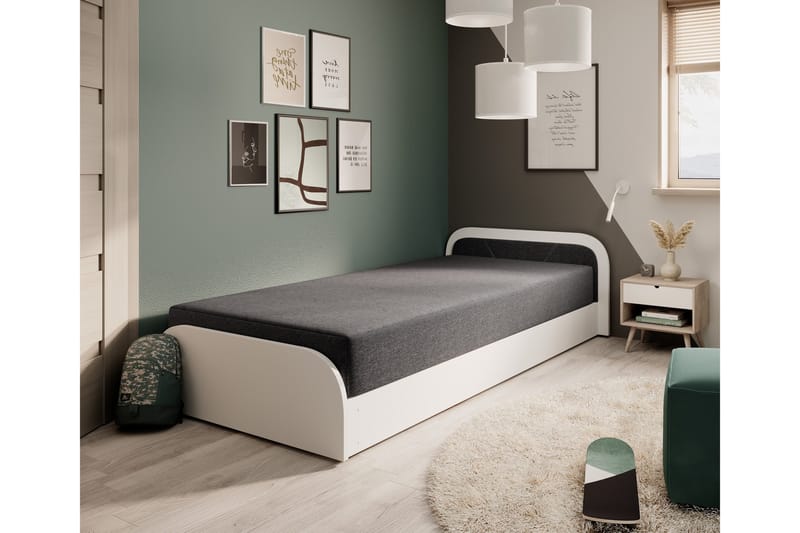 Mayuri Sengpakke Oppbevaringsseng 90x180 cm, Hvit