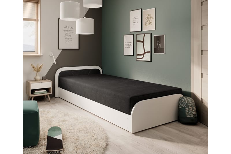 Mayuri Sengpakke Oppbevaringsseng 90x180 cm, Hvit