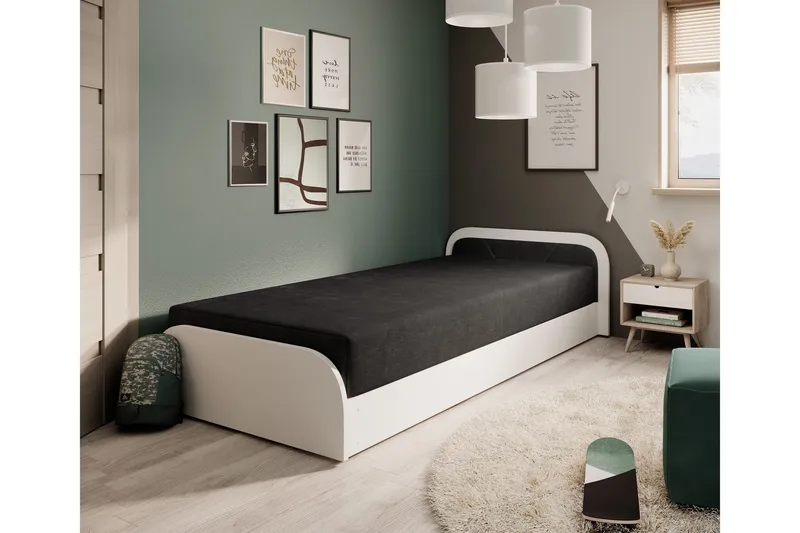 Mayuri Sengpakke Oppbevaringsseng 90x180 cm - Hvit - Møbler - Senger - Senger med oppbevaring