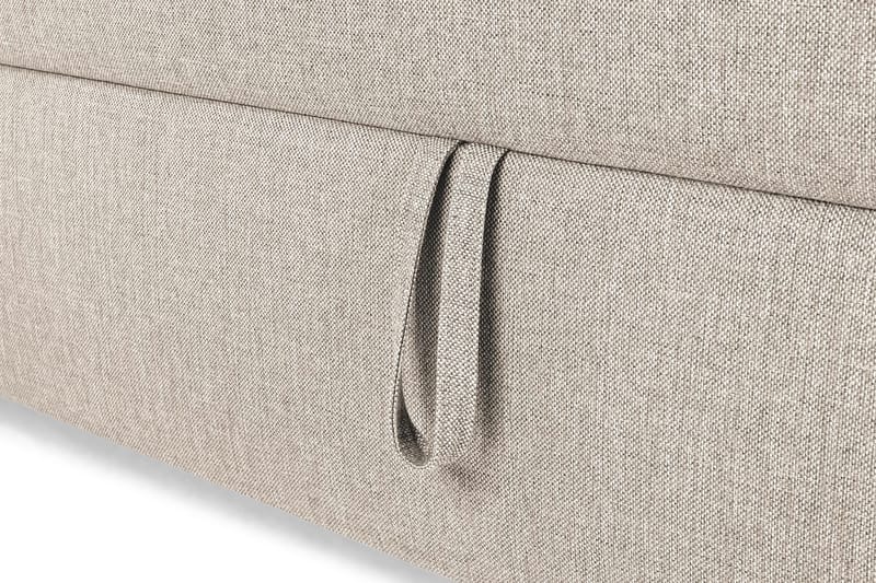 Montana Dobbeltseng med Oppbevaring 160x200 cm - Beige - Møbler - Senger - Senger med oppbevaring