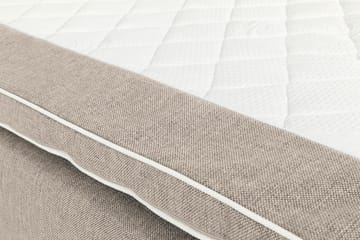 Montana Dobbeltseng med Oppbevaring 160x200 cm - Beige - Møbler - Senger - Senger med oppbevaring