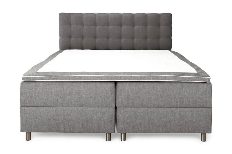 Montana Dobbeltseng med Oppbevaring 160x200 cm - Grå - Møbler - Senger - Senger med oppbevaring