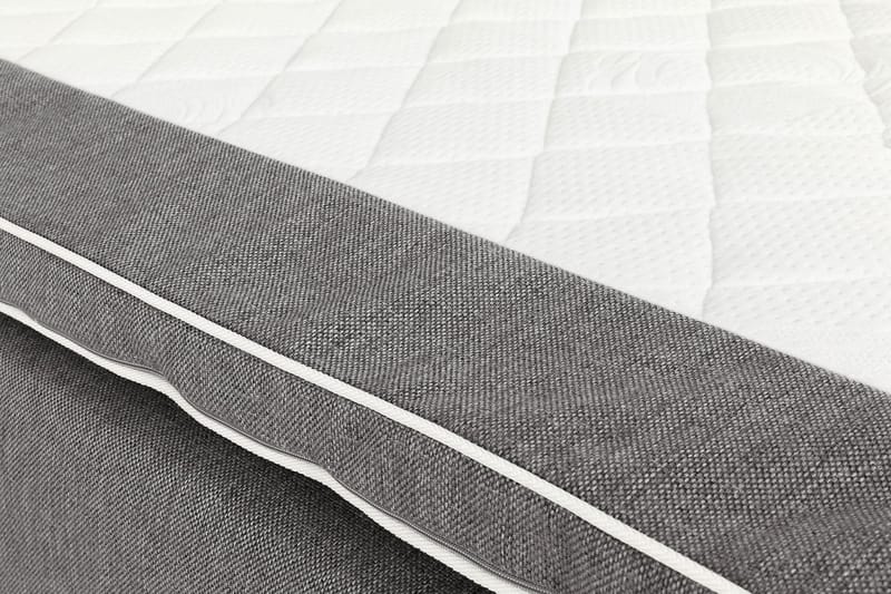 Montana Dobbeltseng med Oppbevaring 160x200 cm - Grå - Møbler - Senger - Senger med oppbevaring