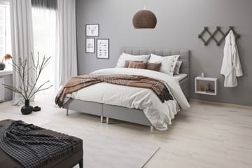 Montana Komplett Sengpakke med Oppbevaring 140x200 cm - Lysegrå - Møbler - Senger - Senger med oppbevaring