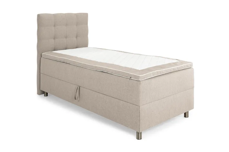 Montana Komplett Sengpakke med Oppbevaring 90x200 cm - Beige - Møbler - Senger - Senger med oppbevaring