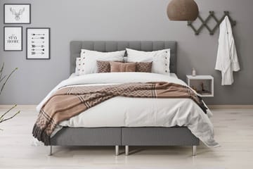 Montana Komplett Sengpakke med Oppbevaring 90x200 cm - Grå - Møbler - Senger - Senger med oppbevaring