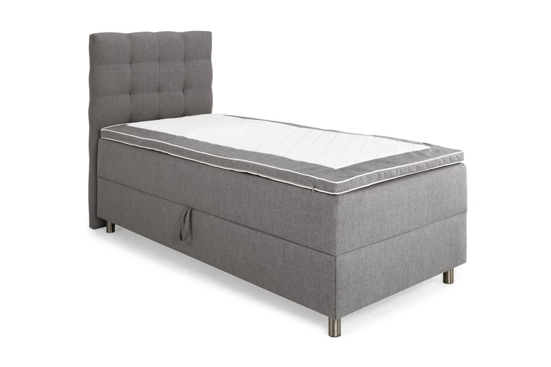 Montana Komplett Sengpakke med Oppbevaring 90x200 cm - Grå - Møbler - Senger - Senger med oppbevaring