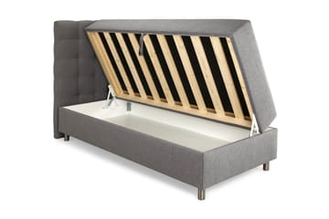 Montana Komplett Sengpakke med Oppbevaring 90x200 cm - Grå - Møbler - Senger - Senger med oppbevaring