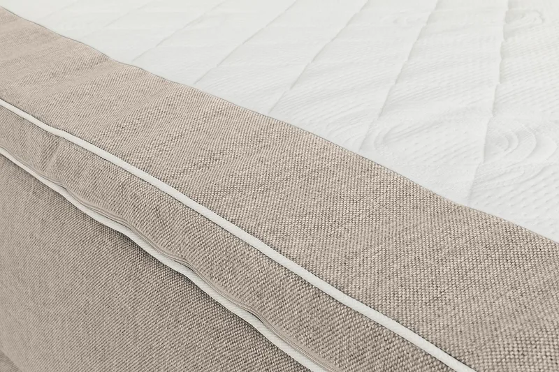 Montana Seng med Oppbevaring 120x200 cm - Beige - Møbler - Senger - Senger med oppbevaring