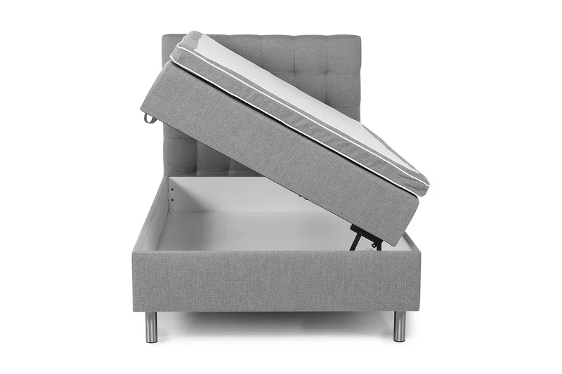 Montana Seng med Oppbevaring 120x200 cm - Grå - Møbler - Senger - Senger med oppbevaring