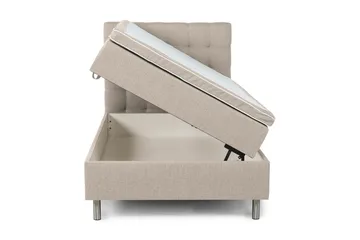 Montana Seng med Oppbevaring 140x200 - Beige - Møbler - Senger - Senger med oppbevaring