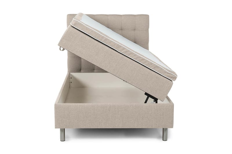 Montana Seng med Oppbevaring 140x200 - Beige - Møbler - Senger - Senger med oppbevaring