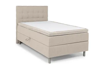 Montana Seng med Oppbevaring 140x200 - Beige - Møbler - Senger - Senger med oppbevaring