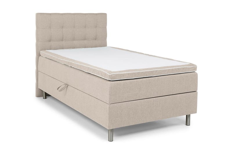 Montana Seng med Oppbevaring 140x200 - Beige - Møbler - Senger - Senger med oppbevaring