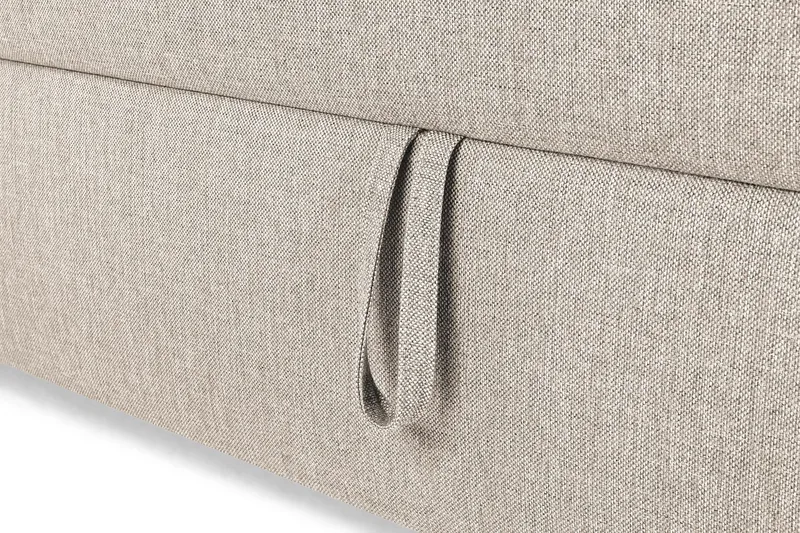 Montana Seng med Oppbevaring 180x200 cm - Beige - Møbler - Senger - Senger med oppbevaring