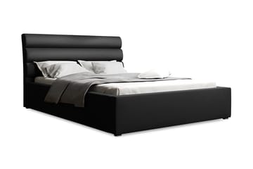 Moon Seng med Oppbevaring 223x160x100 cm - Svart/Grå - Møbler - Senger - Senger med oppbevaring