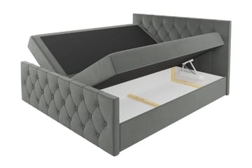 Oppbevaringsseng 167x216 cm - Beige - Møbler - Senger - Senger med oppbevaring