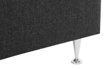 Oppbevaringsseng Alessia med LED-belysning 160x200 - Svart - Møbler - Senger - Senger med oppbevaring