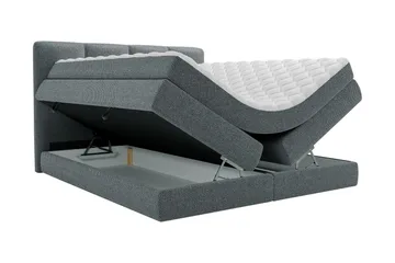 Pinta Oppbevaringsseng 140x200 cm - Grå - Møbler - Senger - Senger med oppbevaring