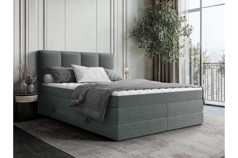 Pinta Oppbevaringsseng 160x200 cm, Beige