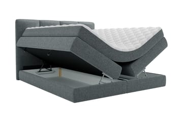 Pinta Oppbevaringsseng 180x200 cm - Grå - Møbler - Senger - Senger med oppbevaring - Dobbeltseng med oppbevaring