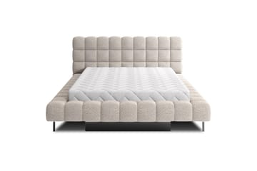 Polstret seng Eltap Magentta - 160x200 cm, Royal 18, Beige - Møbler - Senger - Senger med oppbevaring - Dobbeltseng med oppbevaring