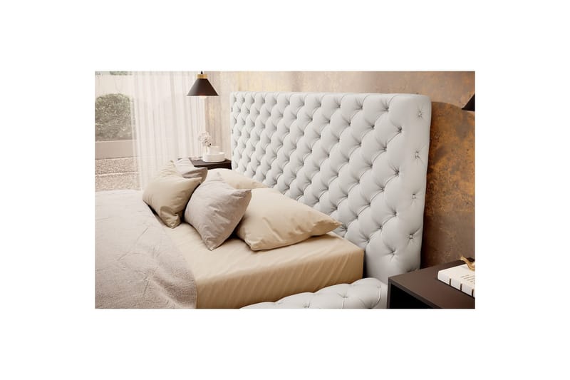 Princce Sengeramme 180x200 cm - Grå - Møbler - Senger - Senger med oppbevaring