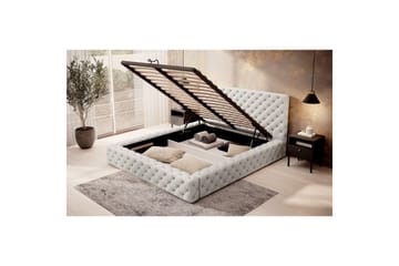Princce Sengeramme 180x200 cm - Grå - Møbler - Senger - Senger med oppbevaring