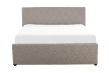 Rochefort Oppbevaringsseng 140x200 cm - Kunstlær/Grå - Møbler - Senger - Senger med oppbevaring