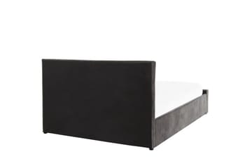 Saleux Oppbevaringsseng 140x200 cm - Fløyel/Grå - Møbler - Senger - Senger med oppbevaring