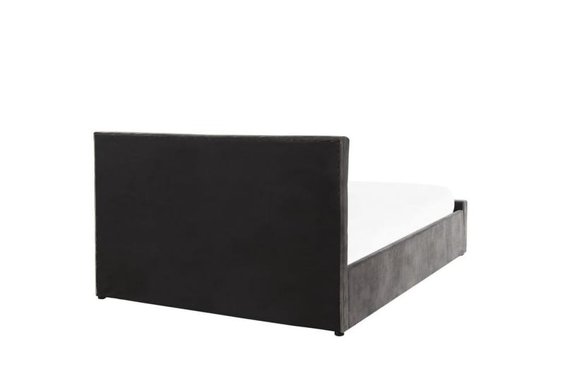 Saleux Oppbevaringsseng 140x200 cm - Fløyel/Grå - Møbler - Senger - Senger med oppbevaring