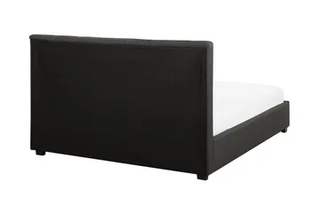 Sandrick Kontinentalseng med Oppbevaring 160x200 - Grå - Møbler - Senger - Senger med oppbevaring