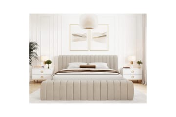 Sängram & Sängstomme Eltap Beige 160x200 DEL - Møbler - Senger - Senger med oppbevaring